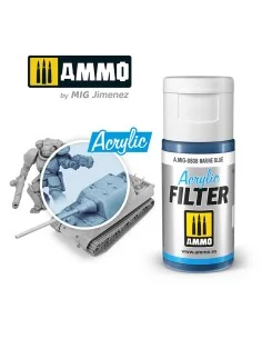 ACRYLIC FILTER Marine Blue - AMMO by MIG Jimenez A.MIG-0808