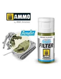 ACRYLIC FILTER Yellow Green - AMMO by MIG Jimenez A.MIG-0811