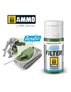ACRYLIC FILTER Military Green - AMMO by MIG Jimenez A.MIG-0813