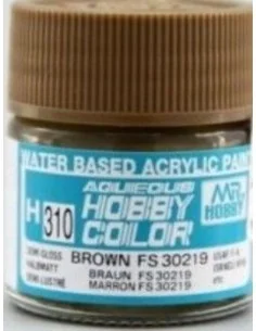 Mr Hobby -Gunze Aqueous Hobby Colors (10 ml) Brown FS 30219 - Mr Ho...