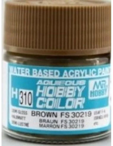 Mr Hobby -Gunze Aqueous Hobby Colors (10 ml) Brown FS 30219 - Mr Ho...