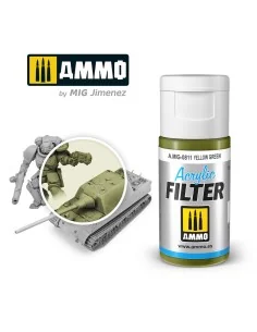 ACRYLIC FILTER Yellow Green - AMMO by MIG Jimenez A.MIG-0811 2