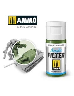 ACRYLIC FILTER Military Green - AMMO by MIG Jimenez A.MIG-0813 2