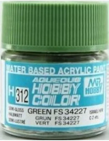 Mr Hobby -Gunze Aqueous Hobby Colors (10 ml) Green FS 34227 - Mr Ho...