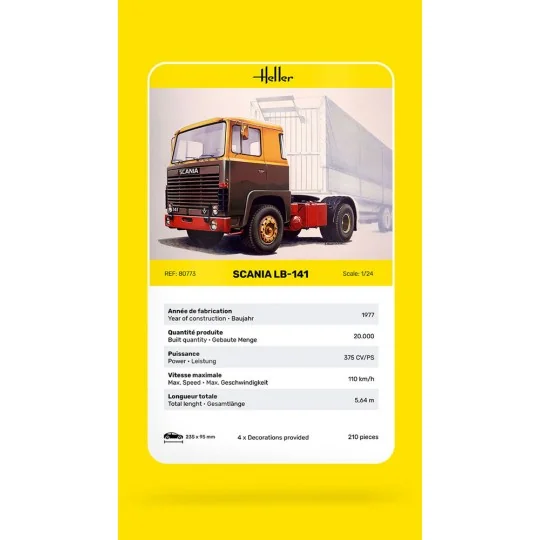 Truck LB-141, 1/24 - Heller 80773 Truck LB-141, 1/24 - Heller 80773