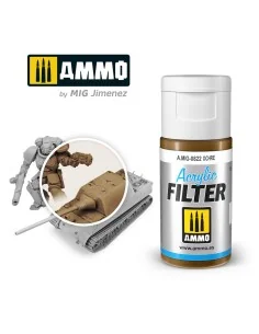 ACRYLIC FILTER Ochre - AMMO by MIG Jimenez A.MIG-0822 2