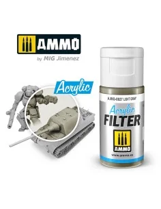 ACRYLIC FILTER Light Gray - AMMO by MIG Jimenez A.MIG-0827