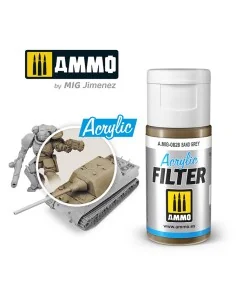 ACRYLIC FILTER Sand Grey - AMMO by MIG Jimenez A.MIG-0828