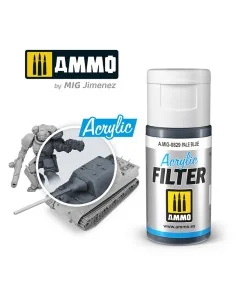 ACRYLIC FILTER Pale Blue - AMMO by MIG Jimenez A.MIG-0829