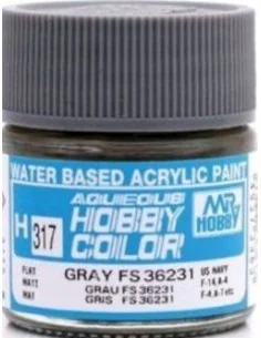 Mr Hobby -Gunze Aqueous Hobby Colors (10 ml) Gray FS 36231 - Mr Hob...