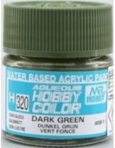 Mr Hobby -Gunze Aqueous Hobby Colors (10 ml) Dark Green - Mr Hobby ...