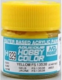 Mr Hobby -Gunze Aqueous Hobby Colors (10 ml) Yellow FS 13538 - Mr H...
