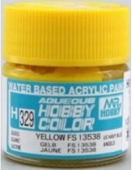 Mr Hobby -Gunze Aqueous Hobby Colors (10 ml) Yellow FS 13538 - Mr H...