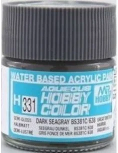 [NO_DESC] Mr Hobby -Gunze Aqueous Hobby Colors (10 ml) Dark Seagray...
