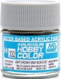 Mr Hobby -Gunze Aqueous Hobby Colors (10 ml) Light Aircraft Gray BS...