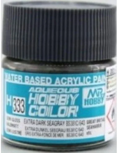 Mr Hobby -Gunze Aqueous Hobby Colors (10 ml) Extra Dark Seagray BS3...