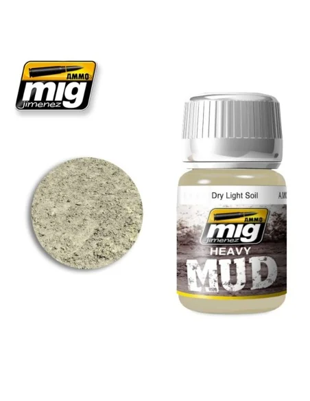 HEAVY MUD Dry Light Soil - AMMO by MIG Jimenez A.MIG-1700