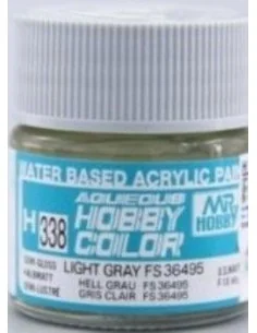 Mr Hobby -Gunze Aqueous Hobby Colors (10 ml) Light Gray FS36495 - M...