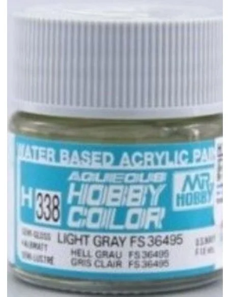 Mr Hobby -Gunze Aqueous Hobby Colors (10 ml) Light Gray FS36495 - M...