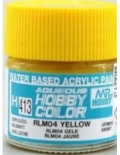 Mr Hobby -Gunze Aqueous Hobby Colors (10 ml) RLM04 Yellow - Mr Hobb...
