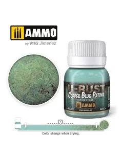 U-RUST Copper Blue Patina (40mL) - AMMO by MIG Jimenez A.MIG-2255