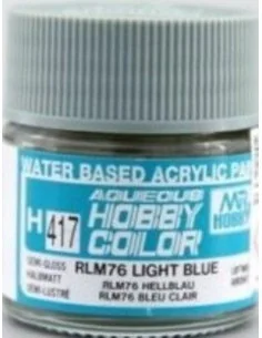 Mr Hobby -Gunze Aqueous Hobby Colors (10 ml) RLM76 Light Blue - Mr ...