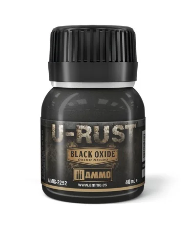 U-RUST Black Oxide (40mL) - AMMO by MIG Jimenez A.MIG-2252