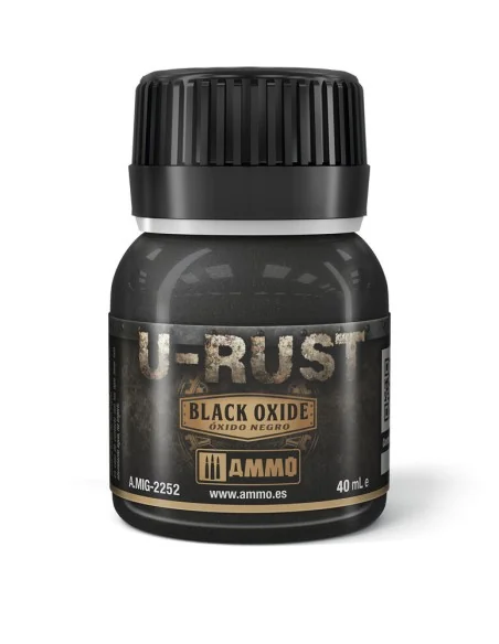 U-RUST Black Oxide (40mL) - AMMO by MIG Jimenez A.MIG-2252