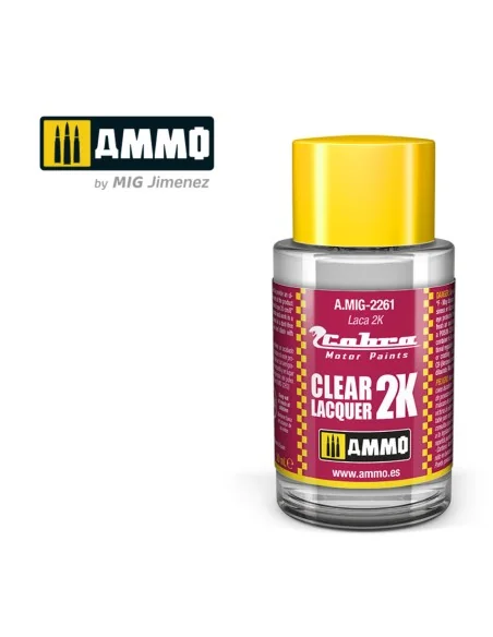 COBRA MOTOR Clear Lacquer 2K - AMMO by MIG Jimenez A.MIG-2261