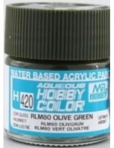 [NO_DESC] Mr Hobby -Gunze Aqueous Hobby Colors (10 ml) RLM80 Olive ...