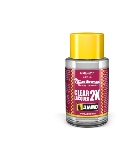 COBRA MOTOR Clear Lacquer 2K - AMMO by MIG Jimenez A.MIG-2261