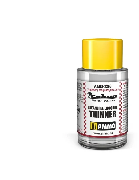 COBRA MOTOR Cleaner & Thinner Lacquer - AMMO by MIG Jimenez A.MIG-2263