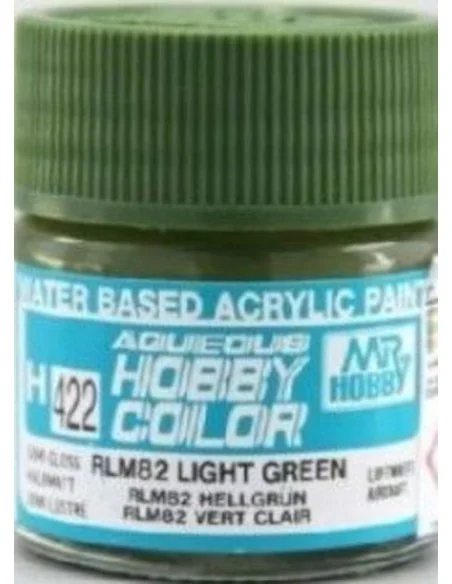 Mr Hobby -Gunze Aqueous Hobby Colors (10 ml) RLM82 Light Green - Mr...