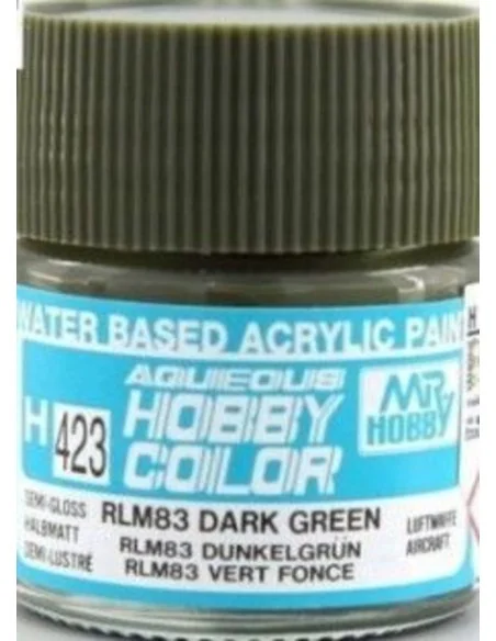 Mr Hobby -Gunze Aqueous Hobby Colors (10 ml) RLM83 Dark Green - Mr ...