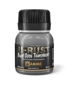 U-RUST Black Oxide Transparent (40mL) - AMMO by MIG Jimenez A.MIG-2253 2