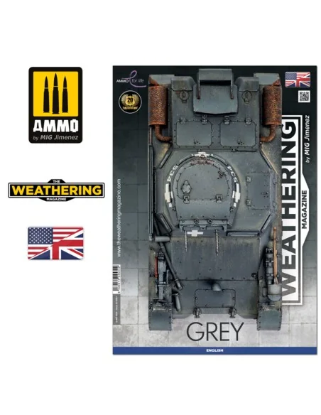 THE WEATHERING MAGAZINE 35 - Grey (English) - AMMO by MIG Jimenez A...