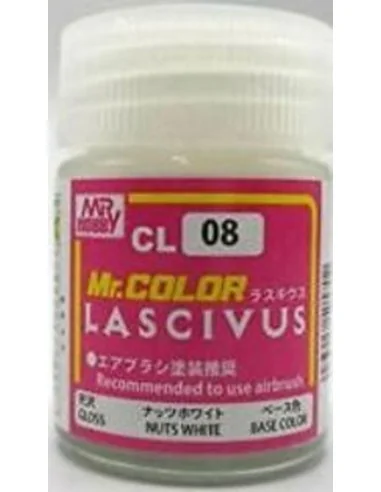 Mr Hobby -Gunze Mr. Color Lascivus (18 ml) Nuts White - Mr Hobby - ...