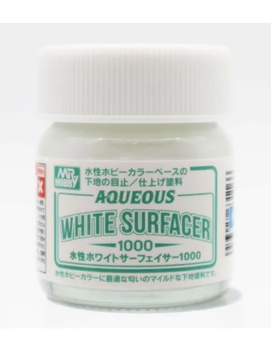 Mr Hobby -Gunze Aqueous White Surfacer 1000 40ml - Mr Hobby - Gunze...