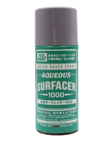 Mr Hobby -Gunze Aqueous Surfacer 1000 Spray - Mr Hobby - Gunze B-611