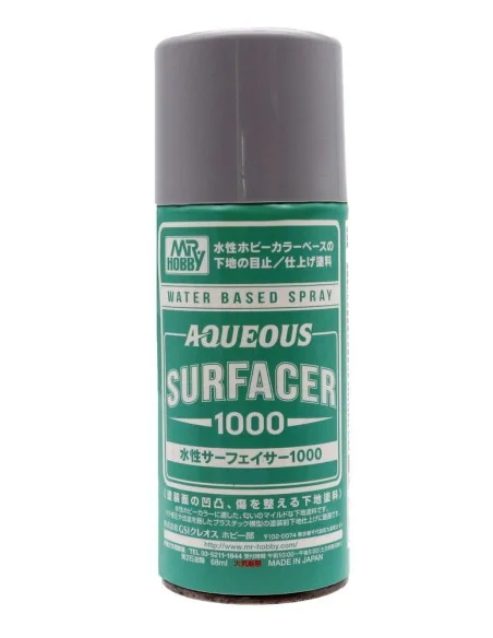 Mr Hobby -Gunze Aqueous Surfacer 1000 Spray - Mr Hobby - Gunze B-611