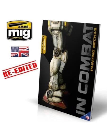 IN COMBAT - Painting Mechas (English) - AMMO by MIG Jimenez A.MIG-6013