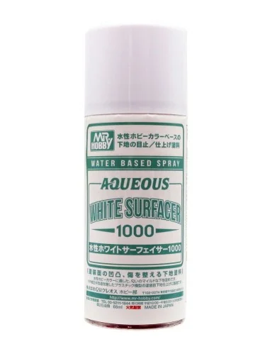 Mr Hobby -Gunze Aqueous White Surfacer 1000 Spray - Mr Hobby - Gunz...