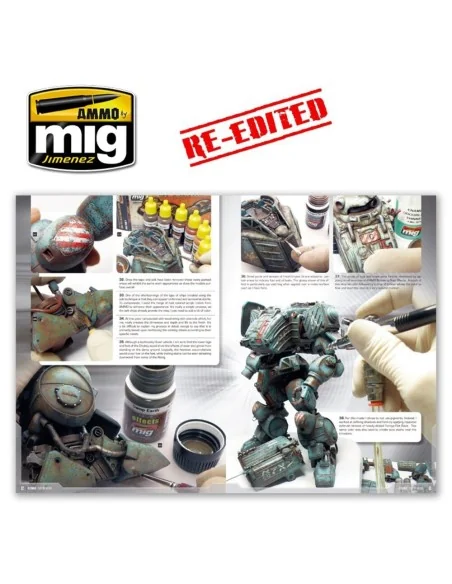 IN COMBAT - Painting Mechas (English) - AMMO by MIG Jimenez A.MIG-6013