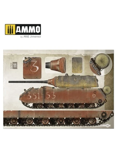 Illustrated Weathering Guide to WWII Late German Vehicles (English,...