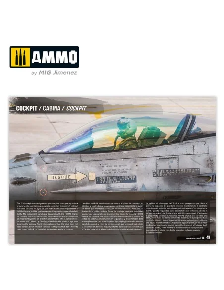 F-16 Fighting Falcon / VIPER - VISUAL MODELERS GUIDE (English, Cast...