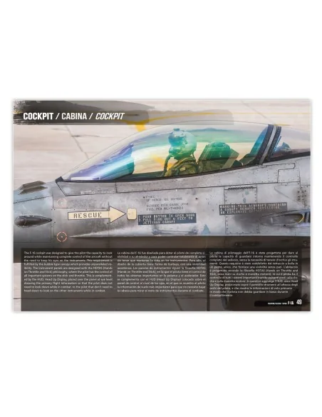 F-16 Fighting Falcon / VIPER - VISUAL MODELERS GUIDE (English, Cast...
