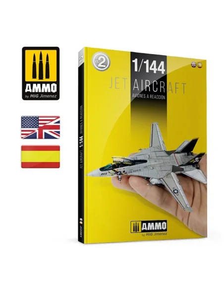Jet Aircraft 1/144 (English, Castellano) - AMMO by MIG Jimenez A.MI...