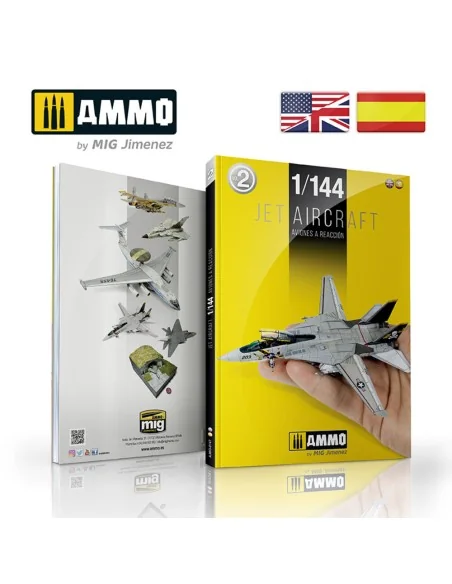 Jet Aircraft 1/144 (English, Castellano) - AMMO by MIG Jimenez A.MI...
