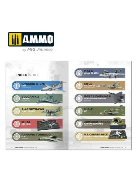 Jet Aircraft 1/144 (English, Castellano) - AMMO by MIG Jimenez A.MI...