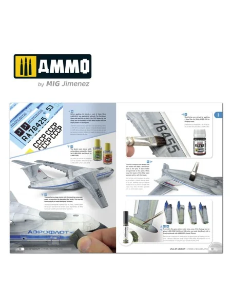 Jet Aircraft 1/144 (English, Castellano) - AMMO by MIG Jimenez A.MI...